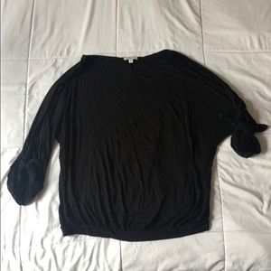 Black stretchy top